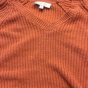 Pink knit sweater
